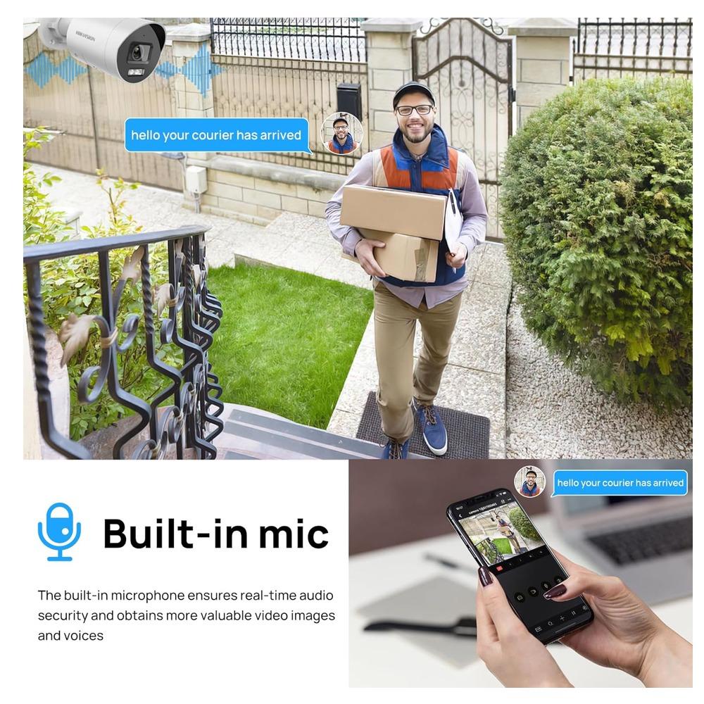 Hikvision DS-2CD2087G2H-LIU 8MP 4K Outdoor IP Camera with Night Vision - Image 4