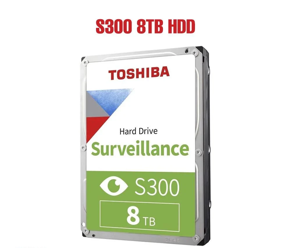 Toshiba S300 8TB Internal Hard Disk (Surveillance‑Grade)
