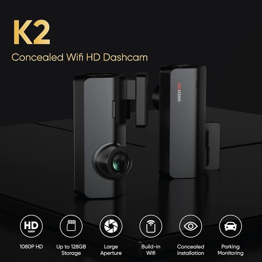 Hikvision K2 Dashcam – 1080P HD, Wide-Angle, WiFi, G-Sensor, KSA Version - Image 5