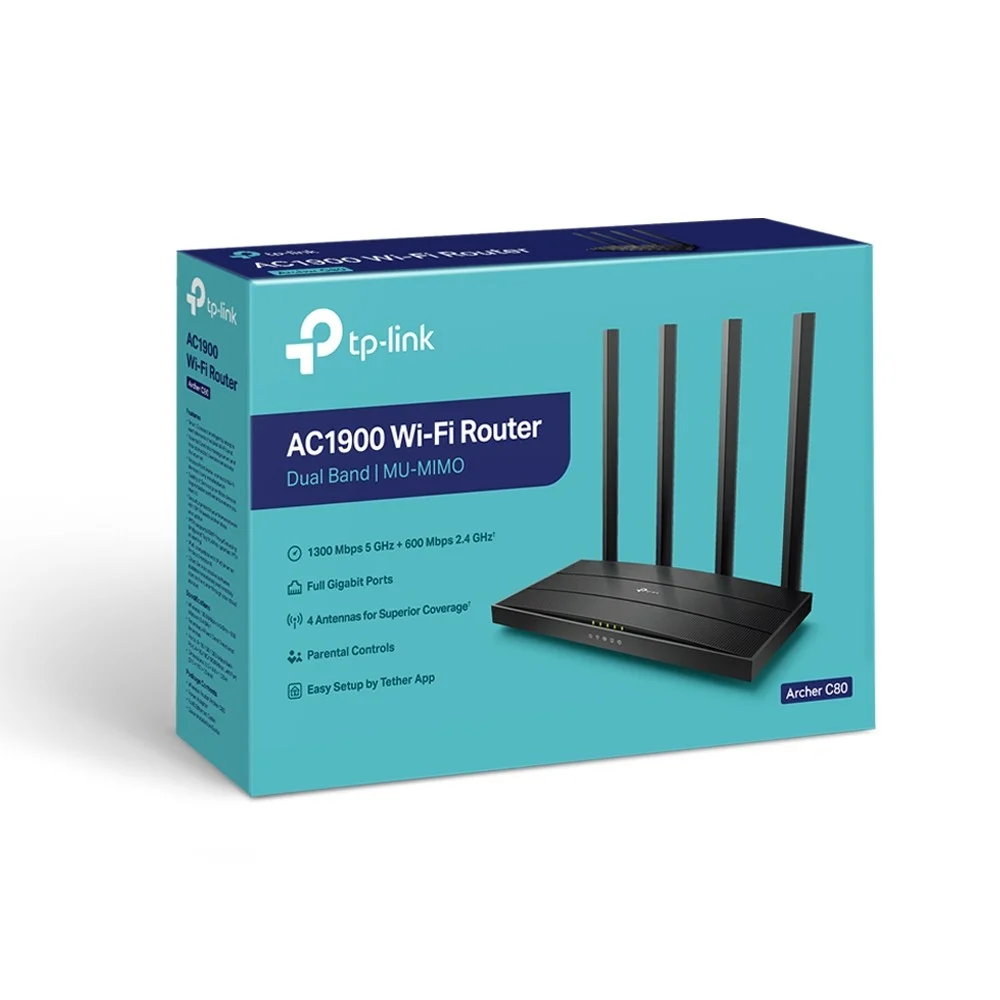 Archer C80 AC1900 Wireless MU-MIMO Wi-Fi Router - Image 6