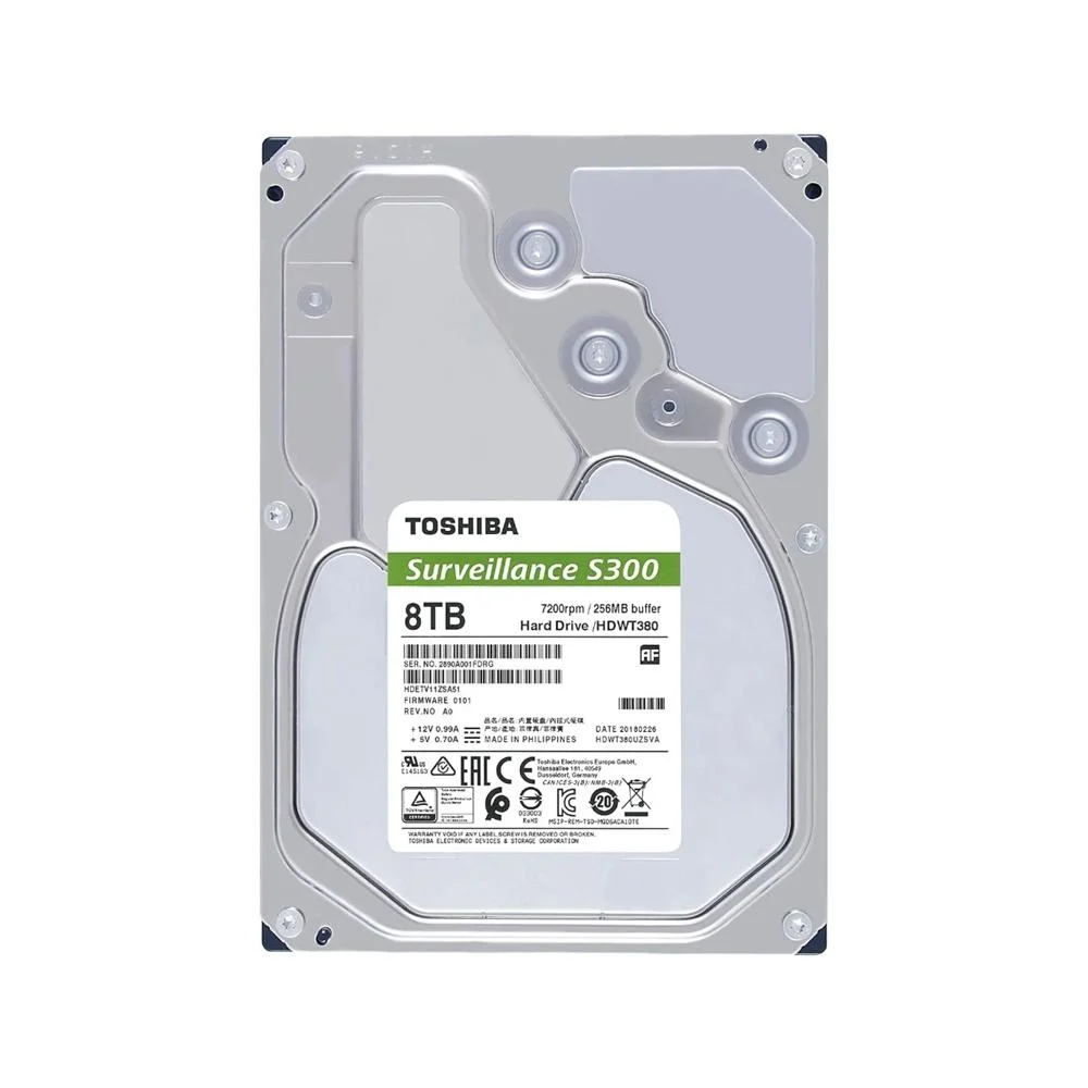 Toshiba S300 8TB Internal Hard Disk (Surveillance‑Grade) - Image 2