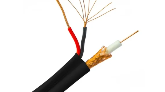 RG59 Coaxial Cable with Power – 100M
