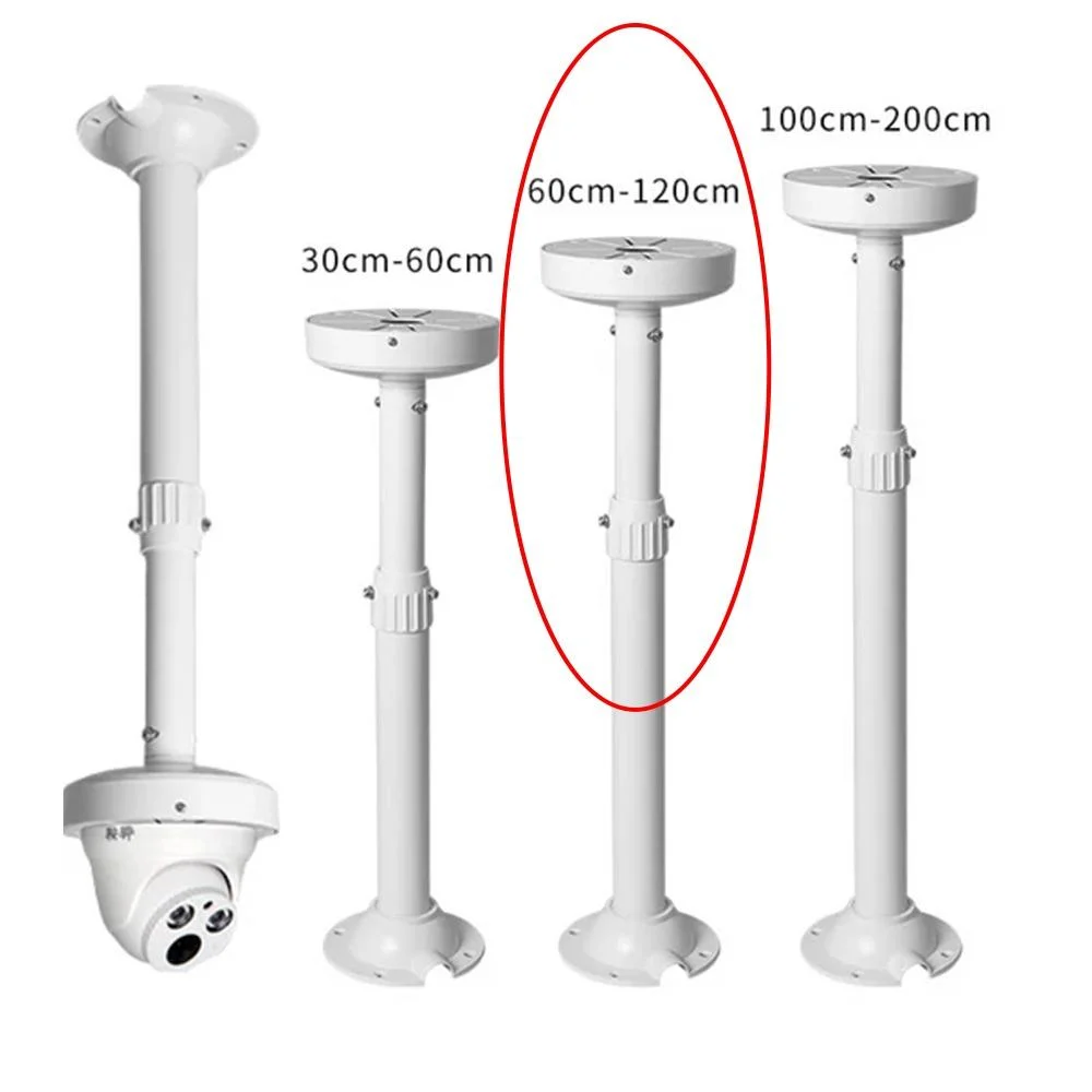Adjustable CCTV Security Camera Stand 60–100cm Indoor Wall & Ceiling Mount Bracket - Image 3