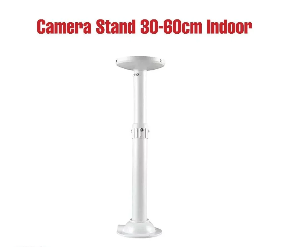 Adjustable CCTV Security Camera Stand 30–60cm Indoor Wall & Ceiling Mount Bracket