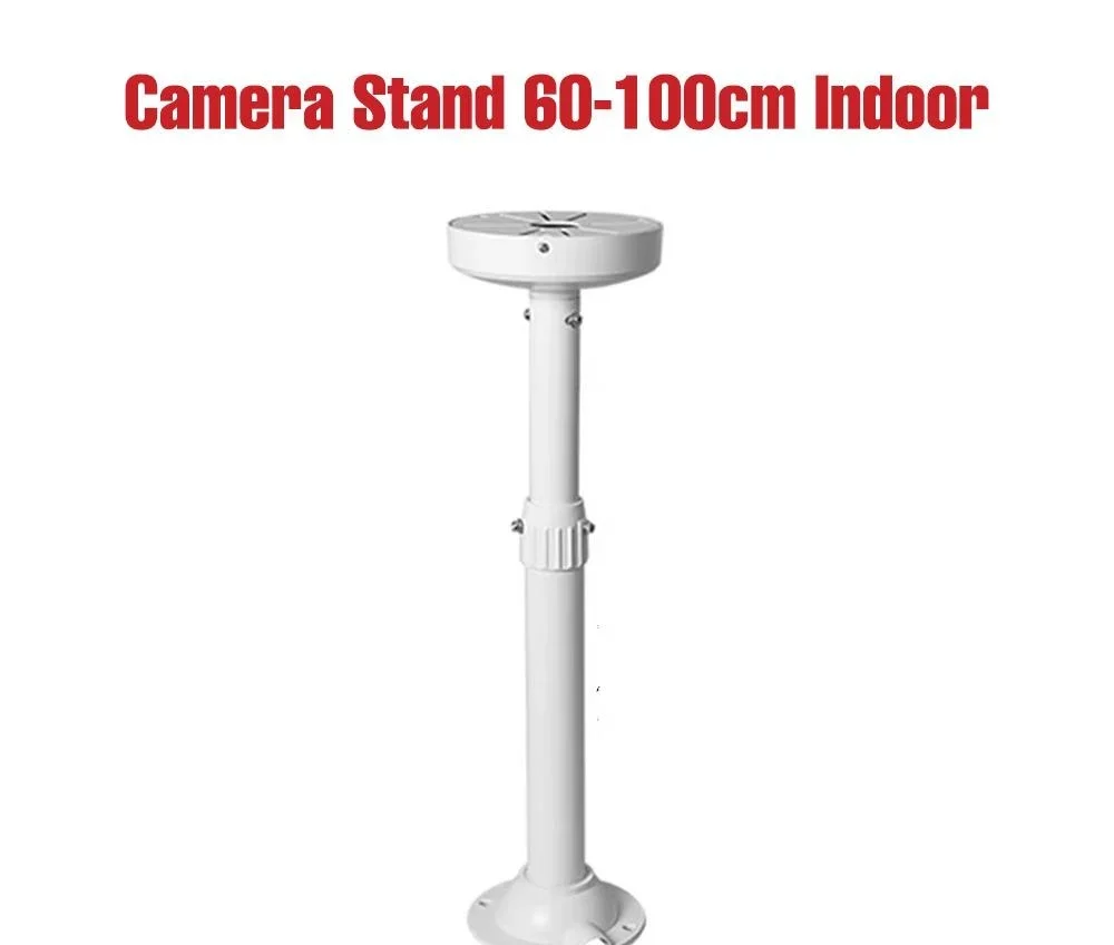 Adjustable CCTV Security Camera Stand 60–100cm Indoor Wall & Ceiling Mount Bracket